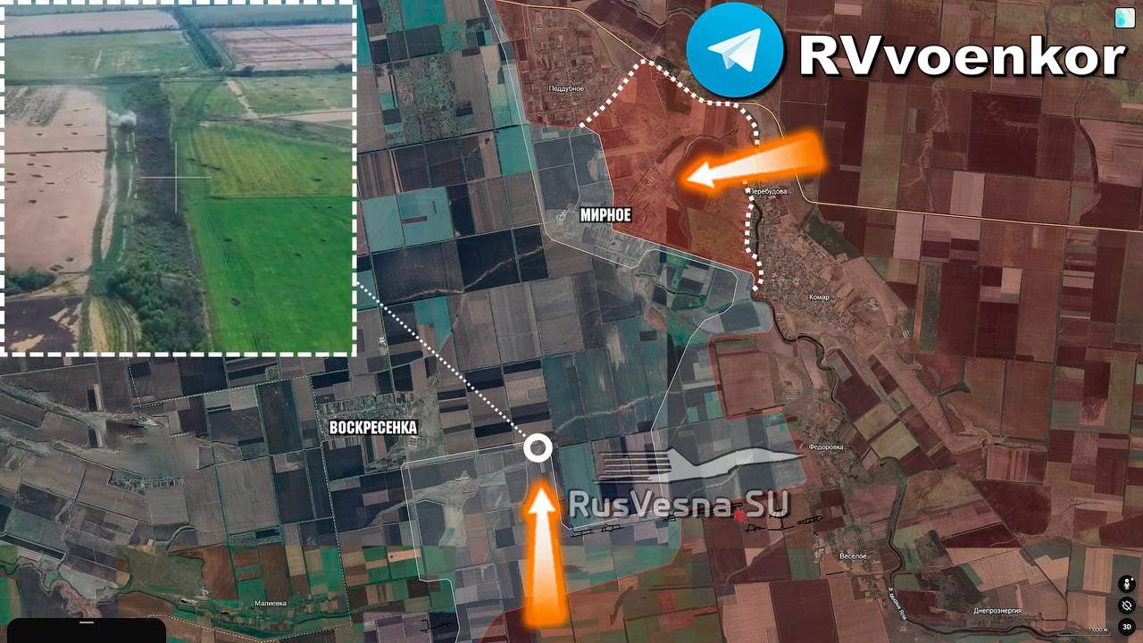 Карта границы ДНР и Днепропетровской области