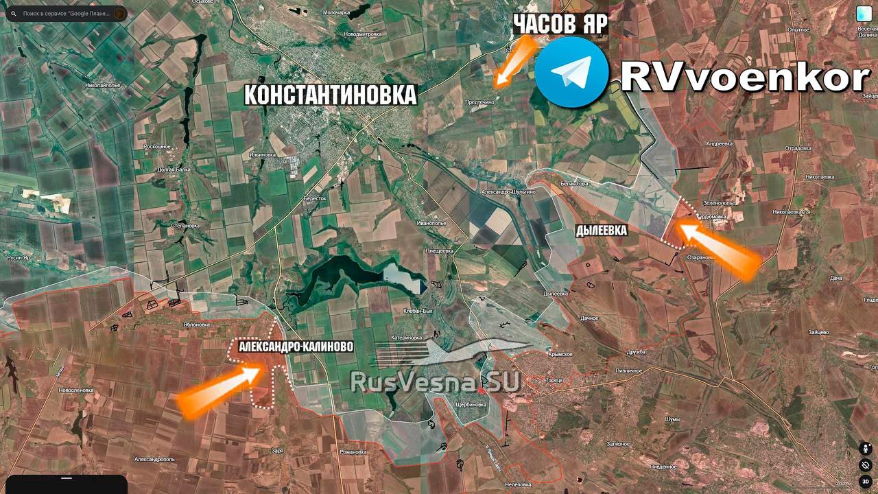 Карта Константиновка