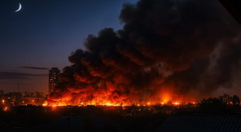 Киев горел как факел: Россия нанесла самый разрушительный удар с начала года