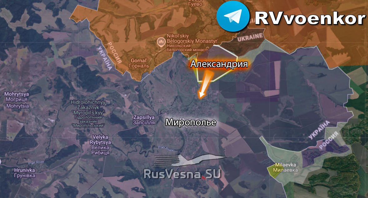 Карта Мирополье
