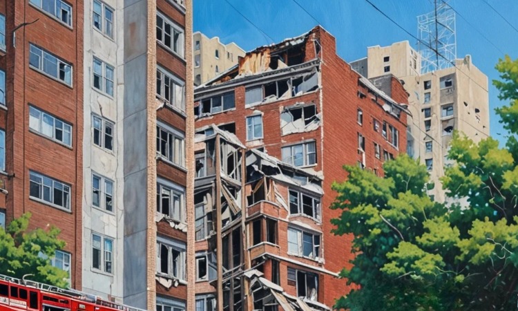 Взрыв в многоэтажке в Саратове