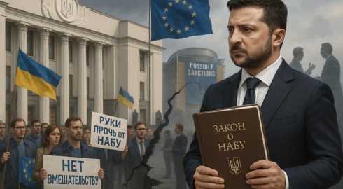 Зеленский рискует столкнуться с санкциями ЕС для Украины из-за борьбы с НАБУ