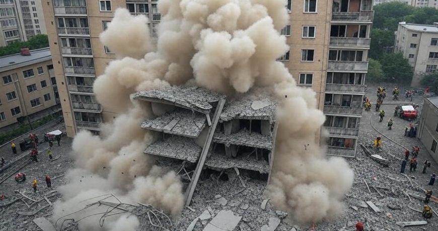 Взрыв дома в Саратове