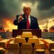 Золото растет в цене на фоне расширения торговой войны Трампа