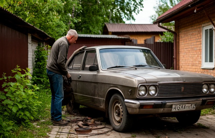 Штраф за ремонт авто на даче