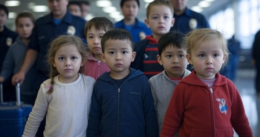 США выдворяет детей