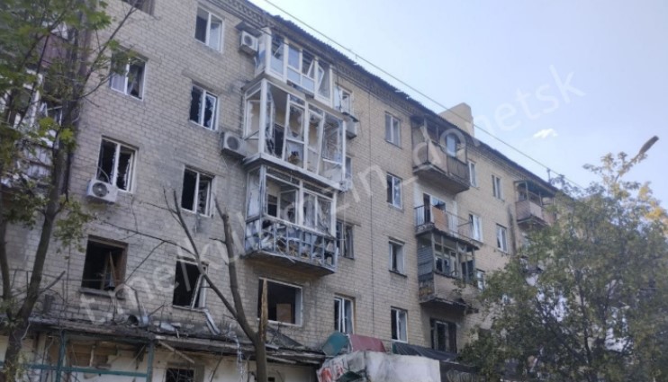 удар по Донецку