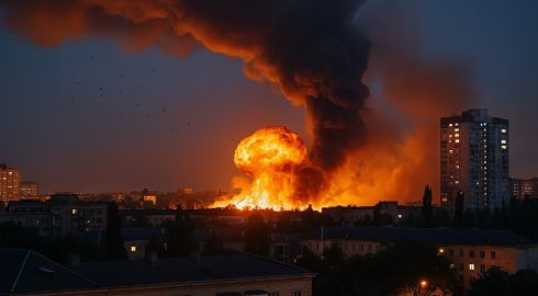 Столбы огня над Украиной — Россия провела мощнейшую атаку по 66 целям