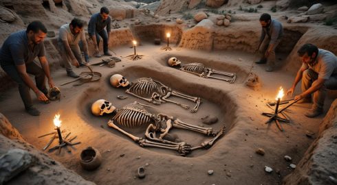 Уникальная находка: в Израиле нашли древнее захоронение с останками людей в позе эмбриона, датируемое 100 тысячами лет
