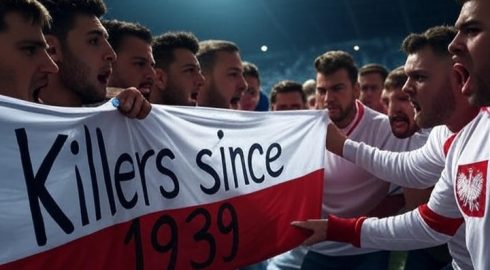 Скандал в Лиге Европы: баннер «Убийцы с 1939 года» обострил польско-израильские исторические споры