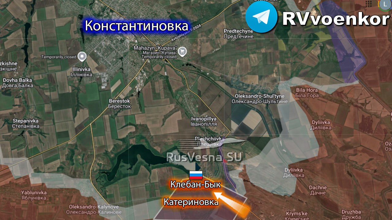 Карта ДНР
