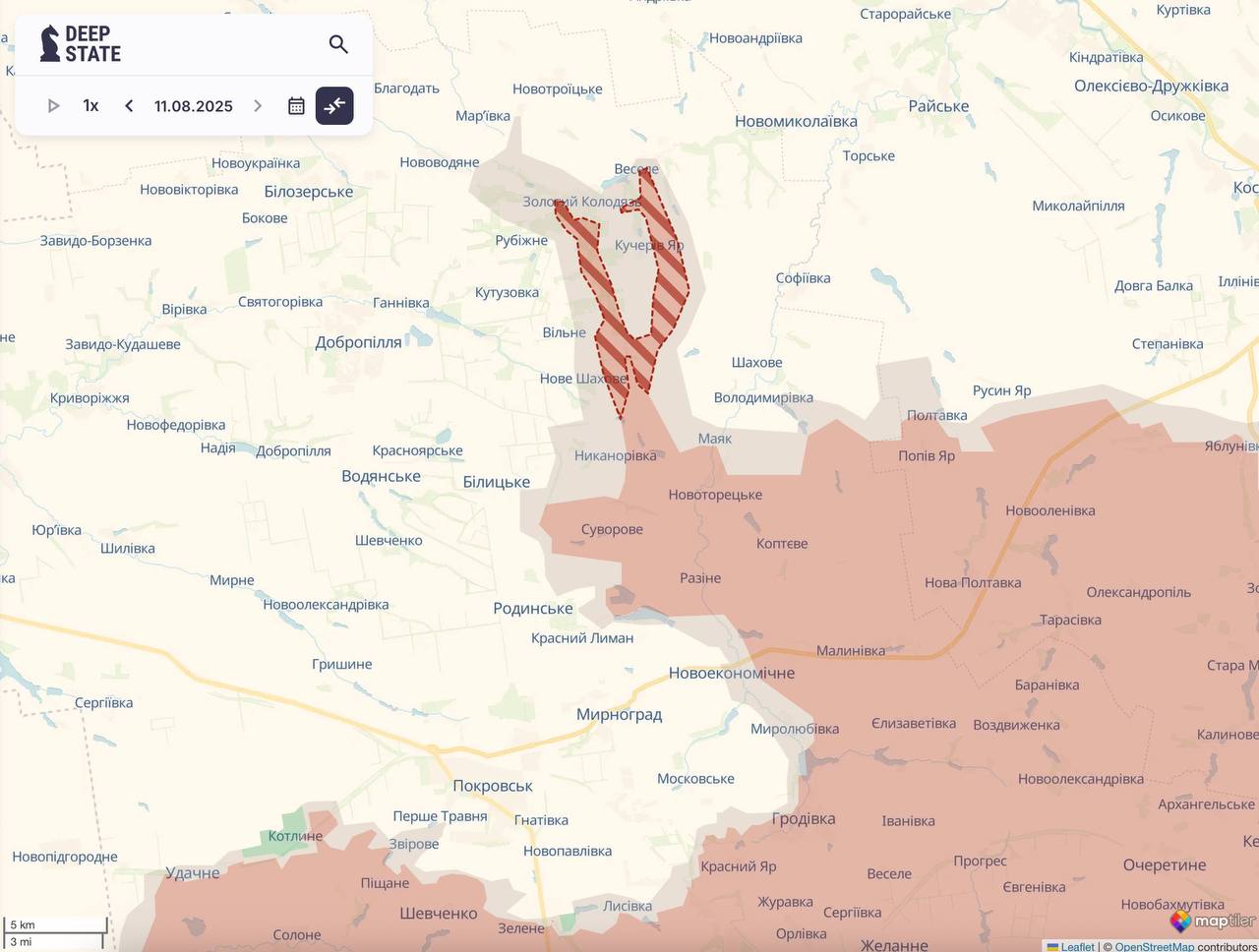 Карта Доброполье