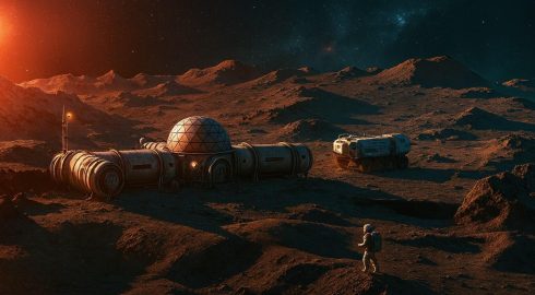 Китай показал солнечную 3D‑систему для печати кирпичей из реголита
