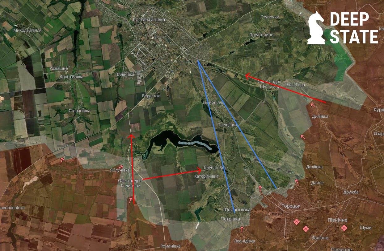 Карта Константиновка