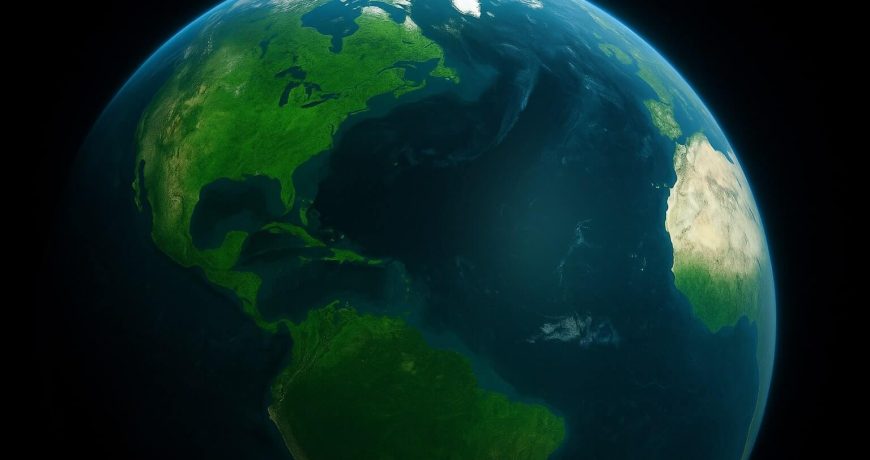 Земля зеленеет, океаны теряют жизнь