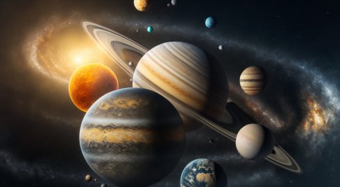 Шествие шести планет и луны украсит августовское небо