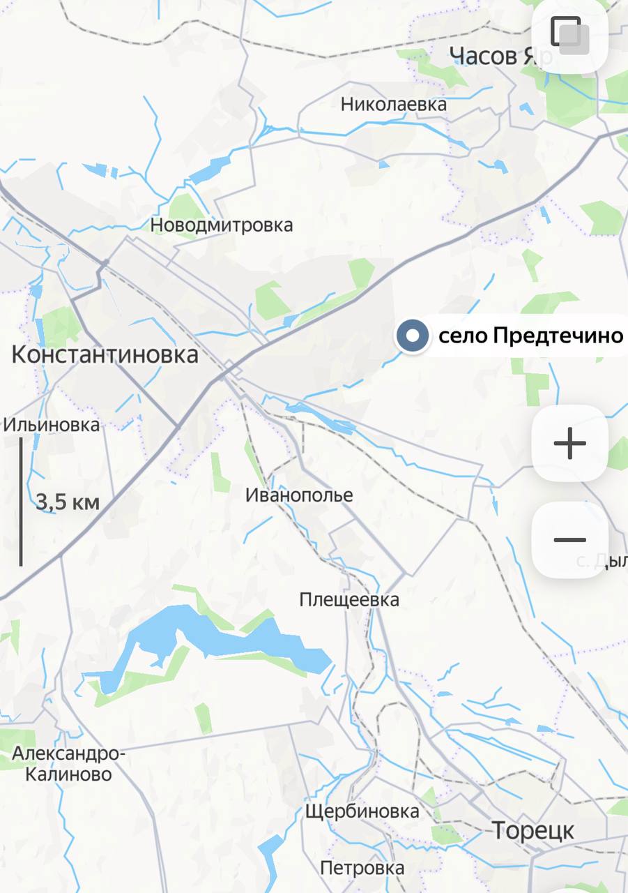 Карта Предтечино