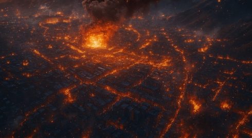 Киев горит под ударами России аэродромы и склады превращены в руины
