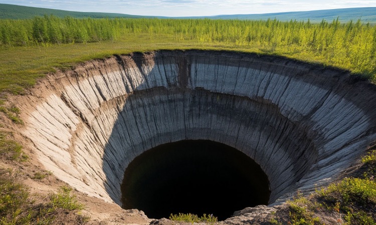 Откуда газовые кратеры в Сибири