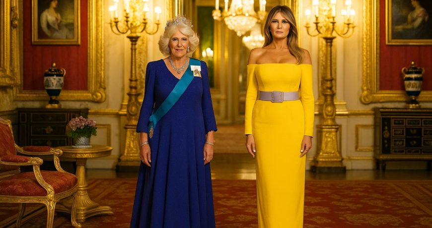 Жены Карла III и Трампа
