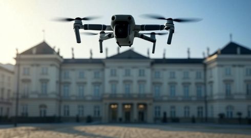 БПЛА пролетел над президентским дворцом в Варшаве – два белоруса задержаны