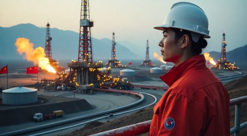 Добыча газа в Китае выросла на 6,1% с начала 2025 года