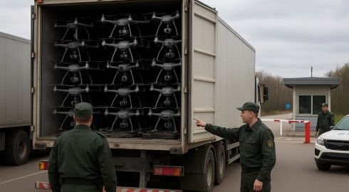 Сработали четко: на границе России задержали фуры с почти 3 000 дронов с системой сброса грузов