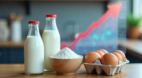 Цены на основные продукты в России растут – дорожают молоко, сахар и яйца