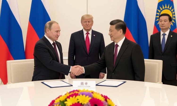Путин, Си и Трамп, мировой порядок