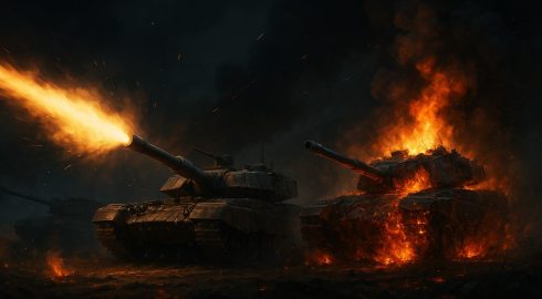 «Абрамсы» захлебываются в грязи, а «Леопарды» превращаются в груды металла на поле боя