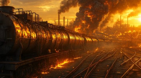 Огненный удар по Белгородчине: атакована нефтебаза и семь дронов над регионом