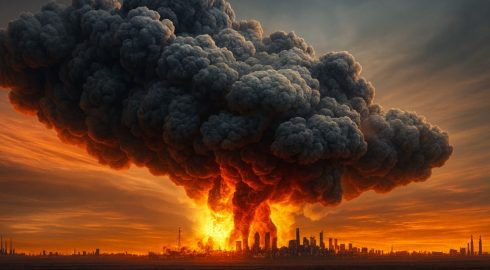 Химическая тревога в Днепропетровске горящие склады и тайные военные объекты превратили город в ад