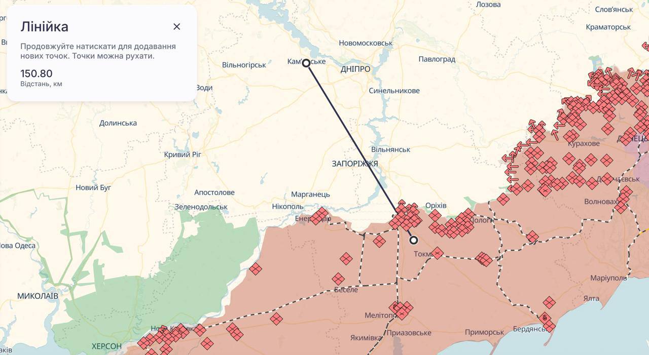 Карта Днепропетровск