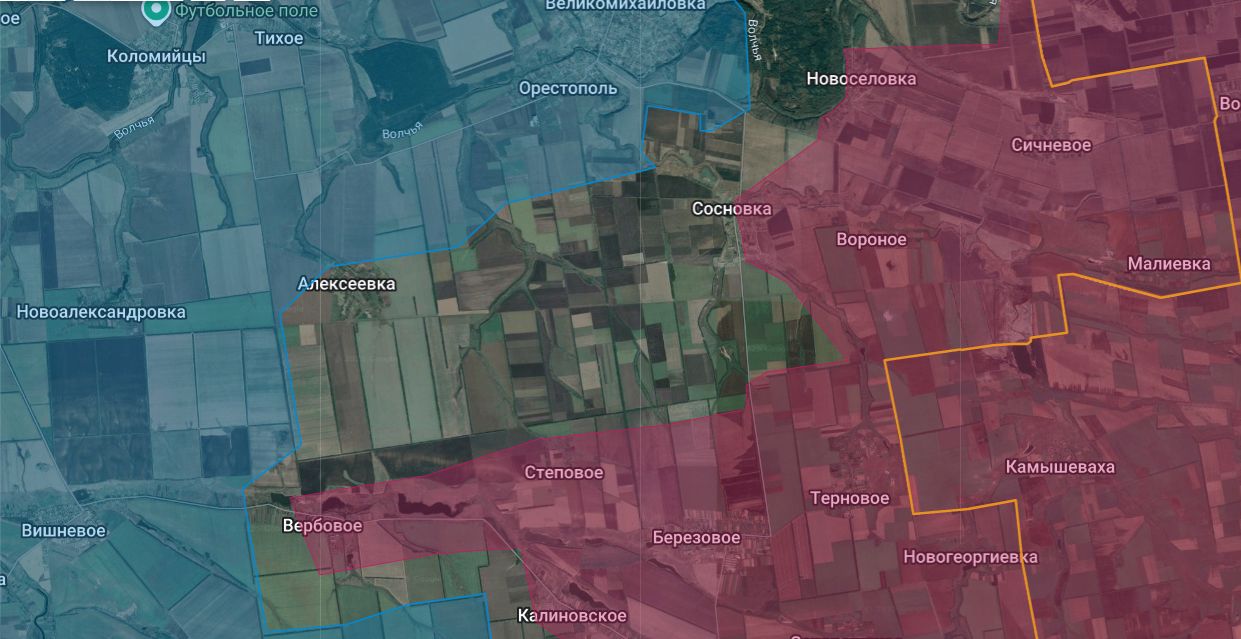 Карта Днепропетровская область
