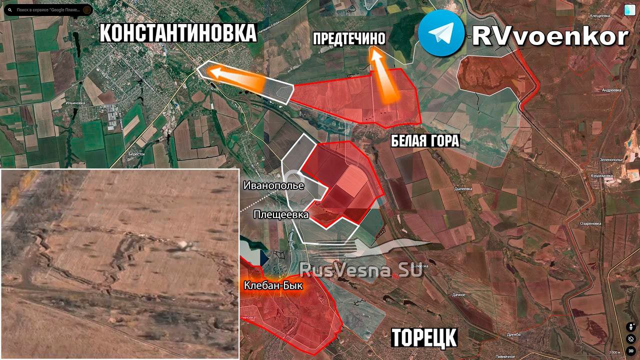Карта Константиновка