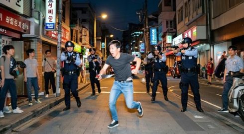 Полиция Сеула открыла огонь на поражение: россиянин с тесаком устроил погоню по улицам города