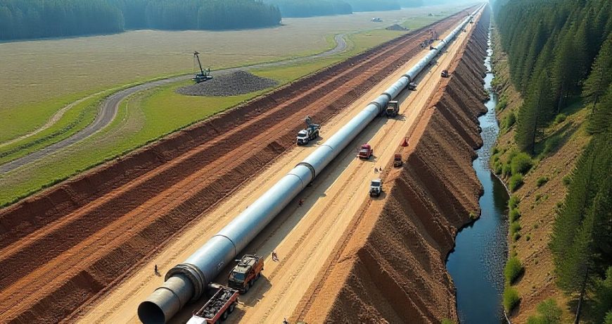 Трубы для газопровода