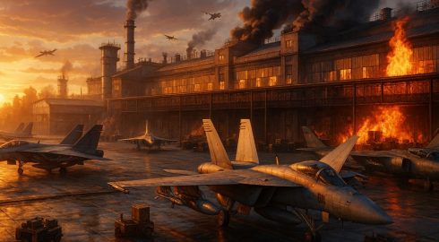 Огненный след возмездия в Кривом Роге не оставил шансов ни технике, ни пилотам НАТО