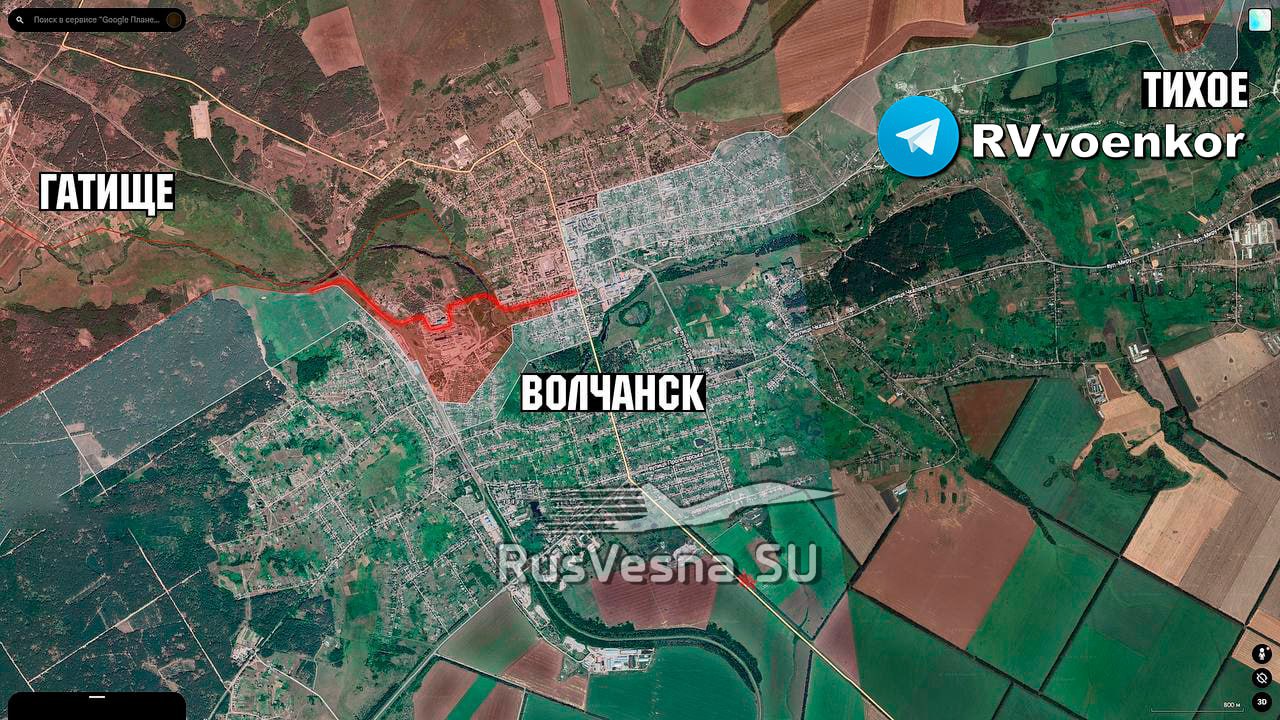 Карта Волчанск