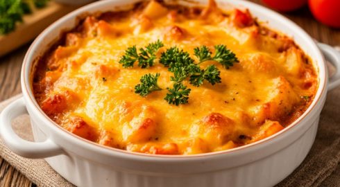 Картофель по ГОСТу с хрустящей сырной корочкой: вкус из детства