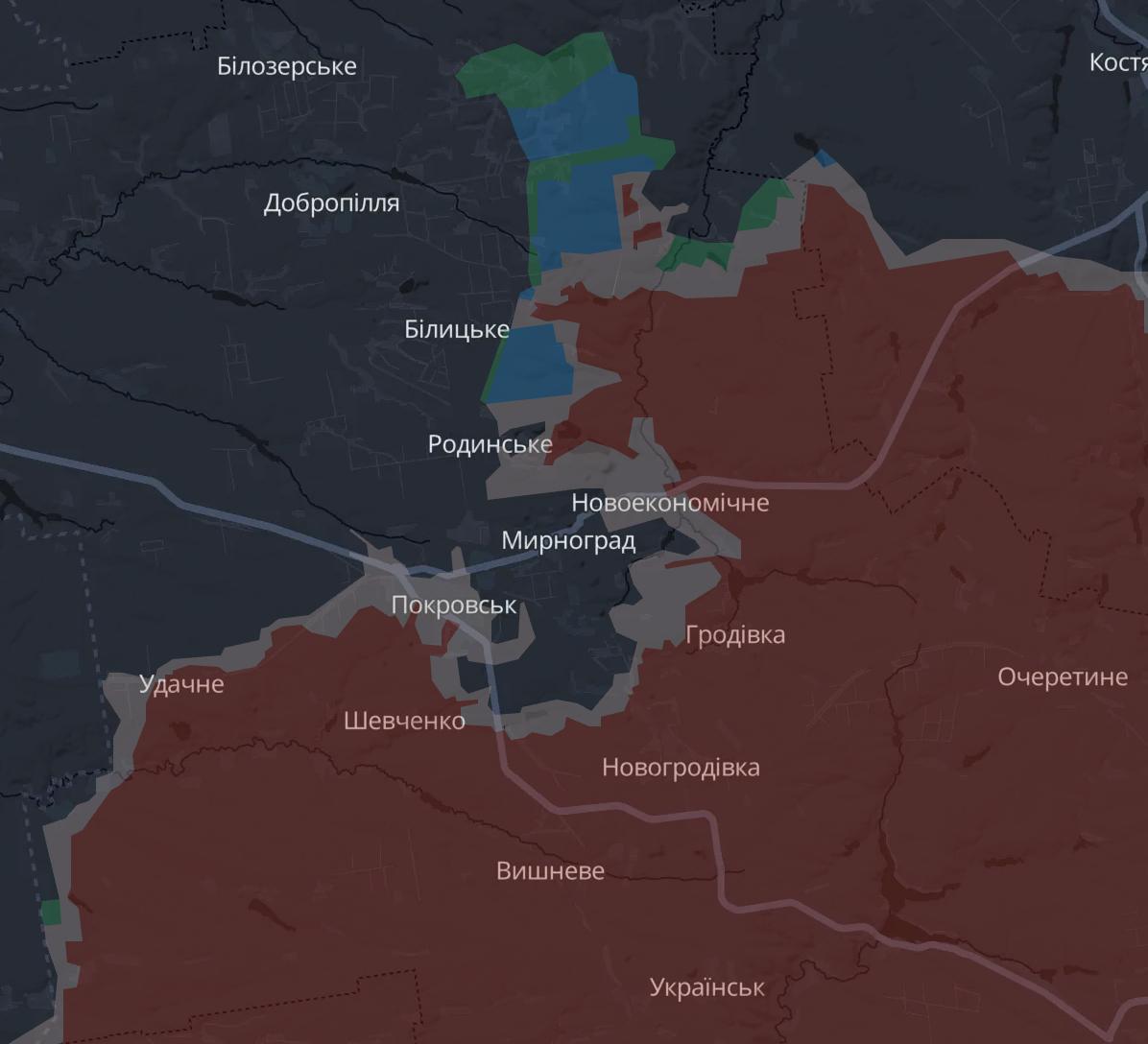 Карта Покровск