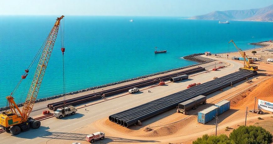 Строительство газопровода