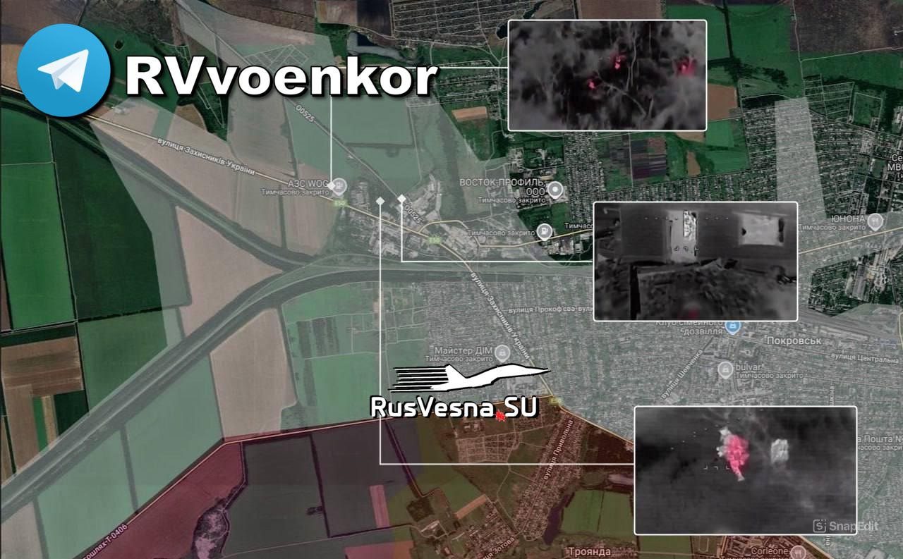 Карта удара по ГУР