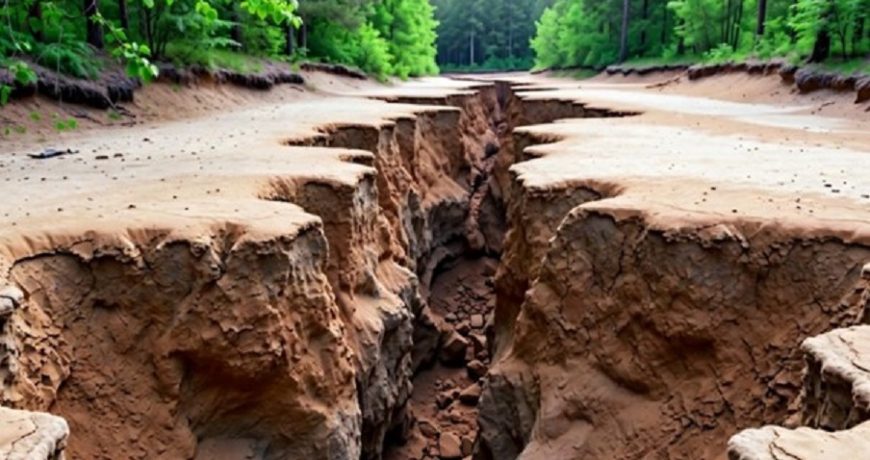 Разломы в земле